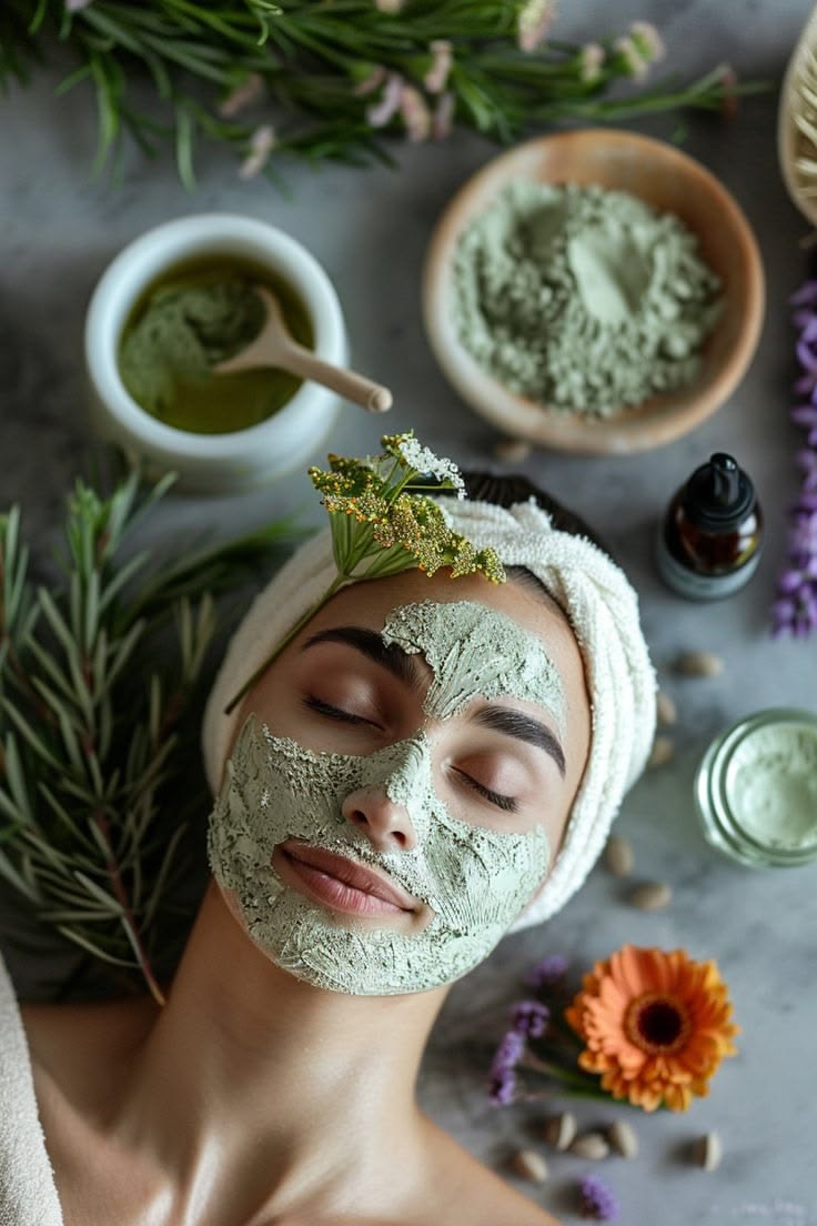 Njavara rice face pack
